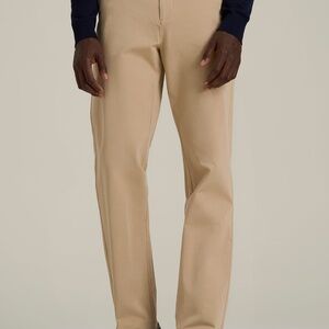 American Tall 4 Way Stretch Commuter RELAXED Chino Pants for Tall Men in Hazelwo